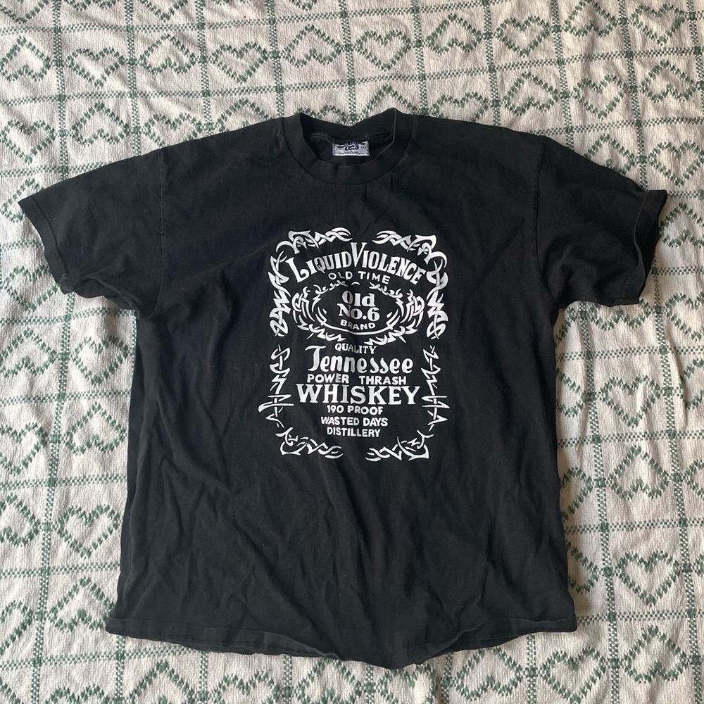 Lee Brand Whiskey Graphic Tee Size Large